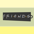Friends_KC v9.png FRIENDS Keychain 3D Printable Model