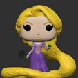 01.jpg STL-Datei Funko Rapunzel・Design für 3D-Drucker zum herunterladen, GNL