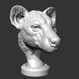 10.png Hyena Head AM14 3D print model