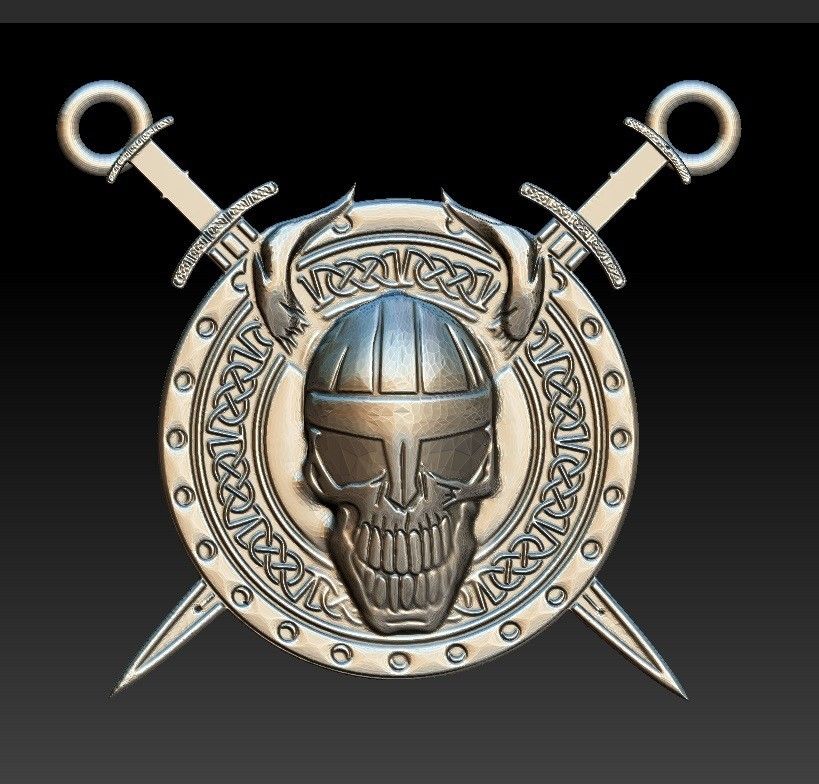 STL file Viking skull・3D printer model to download・Cults