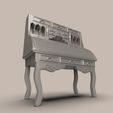 6.84.jpg Vintage Roll Top Desk - Victorian Antique