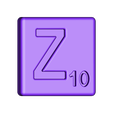 Single_Cut_Z.STL Fichier STL gratuit Pièces et support SCRABBBLE・Modèle imprimable en 3D à télécharger