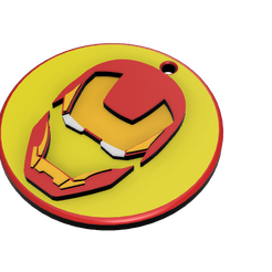 28a.png STL-Datei Schlüsselring/ Schlüsselanhänger IronMan (marvel) kostenlos・3D-druckbare Vorlage zum herunterladen