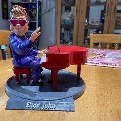 Elton John 3d printing