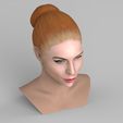 untitled.168.jpg Beautiful redhead woman bust ready for full color 3D printing TYPE 6