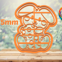 conejito con huevo 3.png STL-Datei easter bunny cookie cutter herunterladen • 3D-druckbares Modell, juanchininaiara