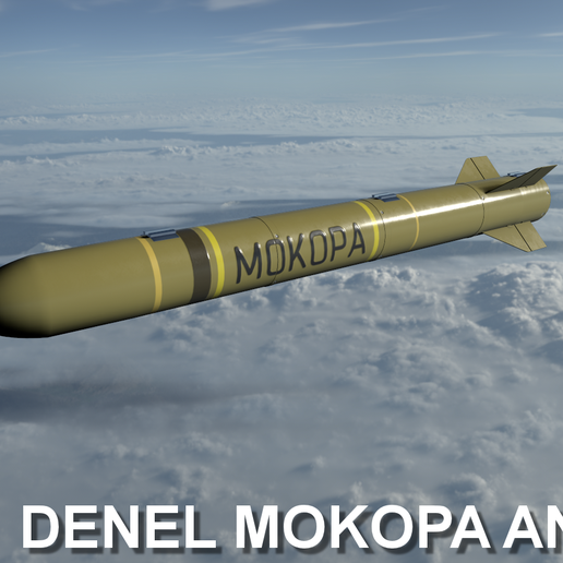 Mokopa Anti-Tank Missile - 3D model önizlemesi