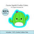 Etsy-Listing-Template-STL.png Cactus Squish Cookie Cutter | STL File