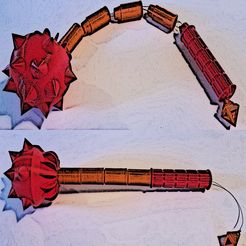 SNAKE MACE CARTOON cult.jpg Free STL file SNAKE MACE・3D print model to download
