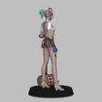 04.jpg Harley Quinn - Birds of Prey low poly 3d print