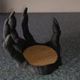 4.jpg Devil Hand Halloween Cup Holder Modelo 3D