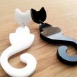 foto.jpg STL file POLYMER CLAY CUTTER SEMI ABSTRACT CAT X3 SIZES・Model to download and 3D print