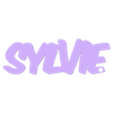 COUVERTURE.stl Luminous First Name SYLVIE