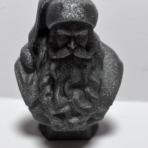 Old World Santa Bust — Hooded Father Christmas Sculpture