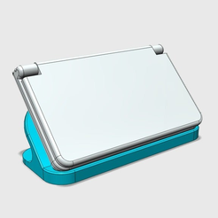 Skærmbillede_2017-07-27_kl_004425.png Archivo STL gratis ("NUEVO") STAND DE EXPOSICIÓN DE 3DS XL (ABIERTO POR DETRÁS)・Modelo para descargar y imprimir en 3D