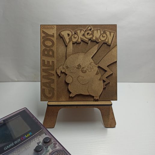 🐉 Pokemon Yellow Game Boy [GB - SVG Laser Cut] [GB - SVG Laser Cut ...