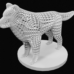 Perro.png Archivo 3D Perro estructural・Objeto imprimible en 3D para descargar, 3DPrintingDevise