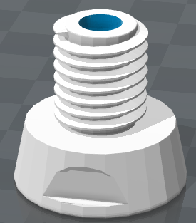 Leg with thread - 3D model önizlemesi