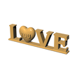 2.png Love You  |   Desk Plate  |   Gift for someone you love