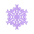 hex30-half.stl Cellular automaton BlocksCAD snowflake generator