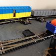 IMG_0411.jpg 40' NY Boxcar N Scale Modelo de tren para Micro-Trenes Enganches de vástago medio - 4 versiones con las dos puertas abiertas, una abierta y una medio cerrada, una abierta y una cerrada y las dos cerradas