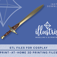 Listing-Graphics_7.png RIPTIDE Sword STL Files [Percy Jackson and the Olympians]