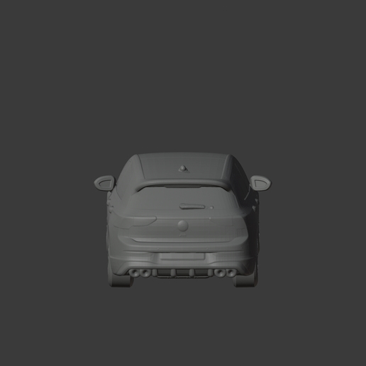 🚗 Volkswagen Golf R MK8 STL | 1:64 Scale Printable Performance ...