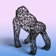 gorilla-3.jpg STL-Datei Gorilla - Maschendraht・3D-druckbares Design zum Herunterladen, 3DOfficeAT