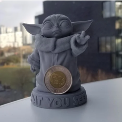 yoda 2.png Fichier 3D gratuit Bébé Yoda・Plan pour imprimante 3D à télécharger