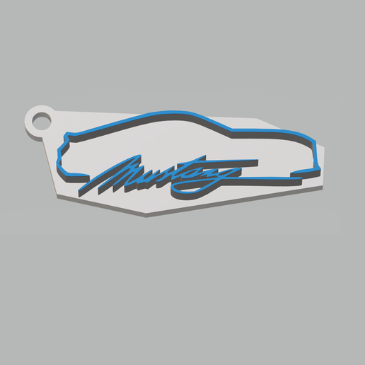 llavero mustang color.png Ford Mustang Keychain