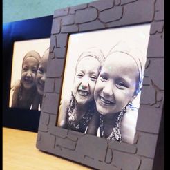 miniature.jpg STL file Fronts for the frame for ceramic tiles 10x10 cm and US 4'' with interchangeable fronts. Easy to print.・3D printer design to download