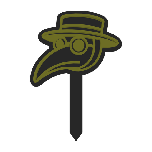 Plague Doctor Head (Cake Topper)