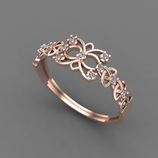 WOMENS DIAMOND SIGNET RING WOMEN RINGS 3DMODELS 3D PRINT MODEL 3D PRINT MODEL 3D model