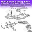 MRCC_MrCrawley_Basic_21.jpg MyRCCar Mr. Crawley Basic. 1/10 RC Rock Crawler Chassis with Customizable Wheelbase from 253 to 313mm