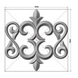 onaly21-03.JPG Floral Scroll molding and relief 3D print model