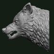 Wolf5.jpg Wolf head 3D print model