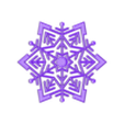 snowflake_set1_1.STL floco de neve