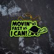 Movin-as-Fast-as-I-Can-1.jpg Movin' as Fast as I Can Charm - JCreateNZ