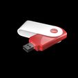07.jpg Red and White Pendrive