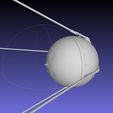 dgfgdfdfg.jpg Sputnik Satellite 3D-Printable Detailed Scale Model