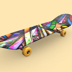Fichier 3D Ensemble skateboard à doigts 🛹・Design pour imprimante