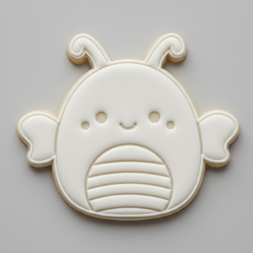 Bee Squish Cookie Cutter 3D model