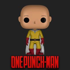 c1.jpg Download STL file Saitama Funko Pop - One Punch Man • 3D printer template, stonestef