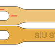d1.PNG Face Shield Straps ( TPU flexible filamentS )