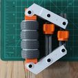 3D Printed Hand-Screw Clamp Free STL JakeJake Cults10.jpg Abrazadera de tornillo manual
