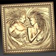 10.jpg Man and woman in a bed cnc art router