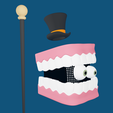 Caine-Mask-for-Cosplay-Amazing-Digital-Circus-for-3D-Printing-2.png Caine Mask for Cosplay - Amazing Digital Circus
