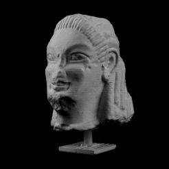 resize-5fa4360615f0c0190d1f3fdfb802d23dce63df43.jpg Free STL file Tufa head of a Sphinx or Siren at the Metropolitan Museum of Art, New York・3D printer model to download, metmuseum