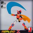 1.jpg 3D Print Action Figure - Reploid Z (based on Megaman Zero)
