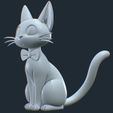 img_004.jpg Witch's cat -  3D Printable Model (STL)